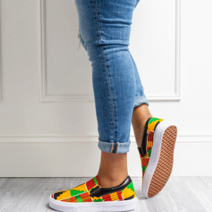 Kumasi African Kente Print Trainers