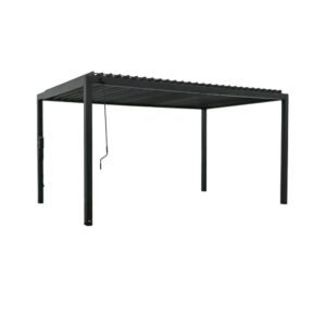 Backyard Discovery Sarasota Galvanized Steel Louvered Pergola