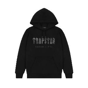 Trapstar Decoded Paisley Monochrome Edition Hoodie - Black