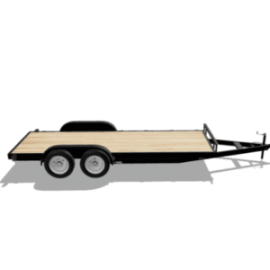 Carry-On Trailer 7-ft x 16-ft Treated Lumber Utility Trailer