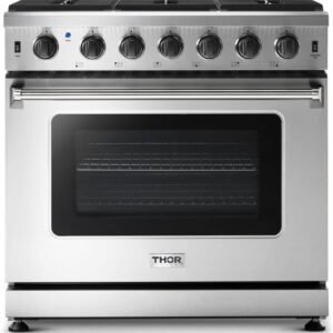 Thor Kitchen 36-Inch Gas Range LRG3601U