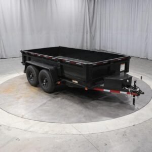 6×12 Dual Axle Dump Trailer 12K Heavy-Duty Capacity