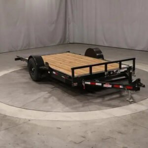 7 X 16 Interstate Full Bed Single Axle Tilt 7K Trailer