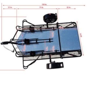 Trinity Motorcycle Mt3 Three Rail trailer