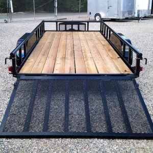 6 X 16 Carry-On Tandem Utility 7K Pipe Top Trailer