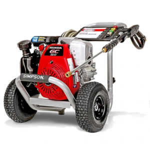 SIMPSON MegaShot 3300 PSI 2.4 GPM Gas Pressure Washer – Honda GC190 Engine, Model 60921