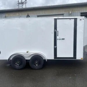 7×14 Enclosed Cargo Trailer – Heavy-Duty Utility Hauler for Equipment & Transport