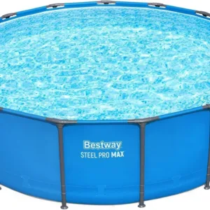 Bestway Steel Pro Max 15′ x 48″ Round Above Ground Pool Kit