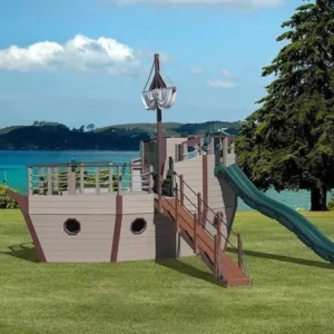 Play-Mor Youngster Yacht Wooden Swing Set & Outdoor Playset