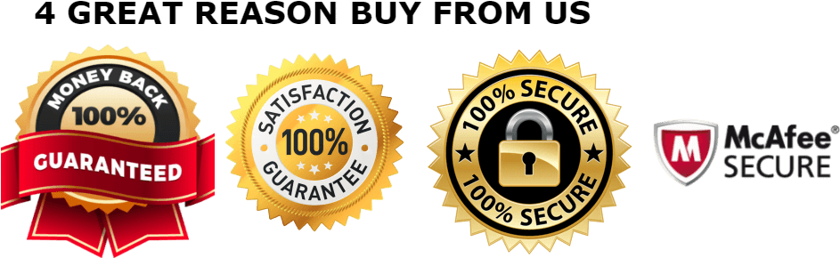 100% Secure Checkout & Money Back Guarantee
