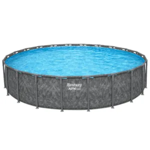 Bestway APX 365 22-Foot x 52-Inch Round Above Ground Swimming Pool Set with Pump and Ladder